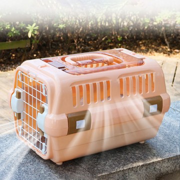 Rubeku Pet Carrier Travel Crate Blue L