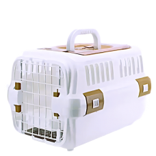 Rubeku Pet Carrier Travel Crate White L, CS2022000716, cat Bags / Carriers, Rubeku, cat Accessories, catsmart, Accessories, Bags / Carriers