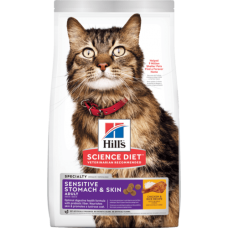 Science Diet Adult Sensitive Stomach & Skin with Rice & Egg Recipe 1.58kg, 8523, cat Dry Food, Science Diet, cat Food, catsmart, Food, Dry Food