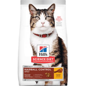 Science Diet Hairball Control w/Chicken Recipe Adult  7.03kg
