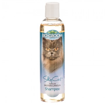 Bio-Groom Silky Cat Tearless Protein-Lanolin Shampoo 8oz