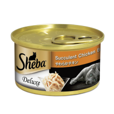 Sheba Deluxe Succulent Chicken Breast Gravy 85g Carton (24 Cans)