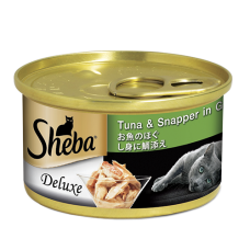 Sheba Deluxe Tuna and Snapper in Gravy 85g