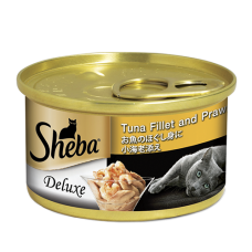Sheba Deluxe Tuna with Prawn in Jelly 85g