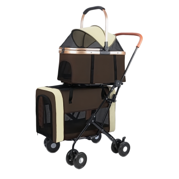 Rubeku Pet Stroller Brown