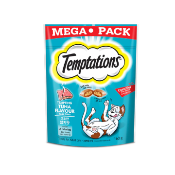 Temptations Mega Pack Tempting Tuna Flavour 160g x2