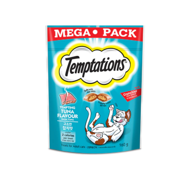 Temptations Mega Pack Tempting Tuna Flavour 160g (2 Packs)