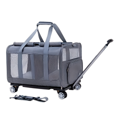 Topsy Trolley Bag (090159) Dark Grey Topsy Trolley Bag (090159) Dark Grey, 733897090159DG, cat Bags / Carriers, Topsy, cat Accessories, catsmart, Accessories, Bags / Carriers