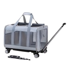 Topsy Trolley Bag (090159) Grey Topsy Trolley Bag (090159) Grey, 733897090159G, cat Bags / Carriers, Topsy, cat Accessories, catsmart, Accessories, Bags / Carriers