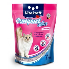 Vitakraft Compact Ultra Clumping Litter Charcoal 7kg Bundle (3 Packs)
