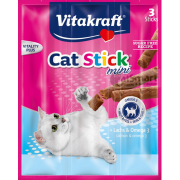 Vitakraft Cat Stick Mini Salmon & Omega 3