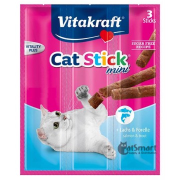 Vitakraft Cat Stick Mini Salmon (10 Packs)