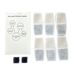 Plouffe Pet Water Fountain Smart Cordless W01 Replacement Filter (6 pcs), CS2024000237, cat Water Fountain, Plouffe, cat Accessories, catsmart, Accessories, Water Fountain
