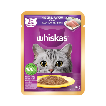 Whiskas Pouch Mackerel 80g
