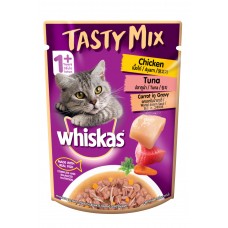 Whiskas Tasty Mix Chicken & Tuna with Carrot in Gravy 70g, 101098761, cat Wet Food, Whiskas, cat Food, catsmart, Food, Wet Food