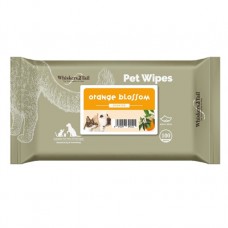Whiskers2Tail Pet Wipes 100s Orange Blossom, WT-015258, cat Wet Wipes, Whiskers2Tail, cat Grooming, catsmart, Grooming, Wet Wipes