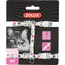 Zolux Arrow Nylon Reg Harness Grey, 520030GRI, cat Accessories, Zolux, cat Shop By Brands, catsmart, Shop By Brands, Accessories