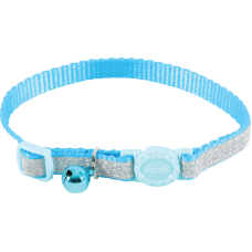 Zolux Shiny Nylon Reg Collar Blue, 520022BLE, cat Accessories, Zolux, cat Shop By Brands, catsmart, Shop By Brands, Accessories