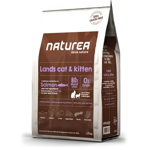 Naturea Grain Free Salmon, Chicken And Herring For Cats And Kittens